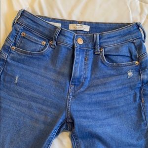Bershka push up light skinny jeans